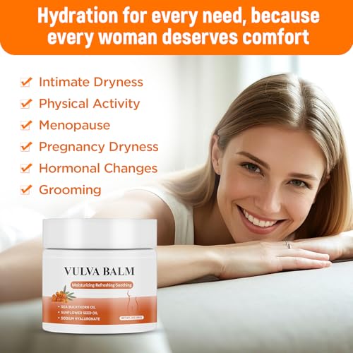Image of Laicuherb Vulva Balm Moisture Cream for Women Vaginal Moisturizer, Helps with Vulva Dryness and Itching, Soothing & Nonsticky Intimate Care Balm Cream for pH and Hormone Balance and Menopause Support