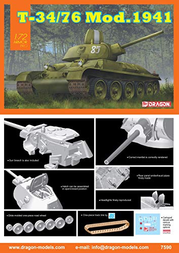 Preisvergleich Produktbild Dragon 7590 T-34 / 76 Mod.1941