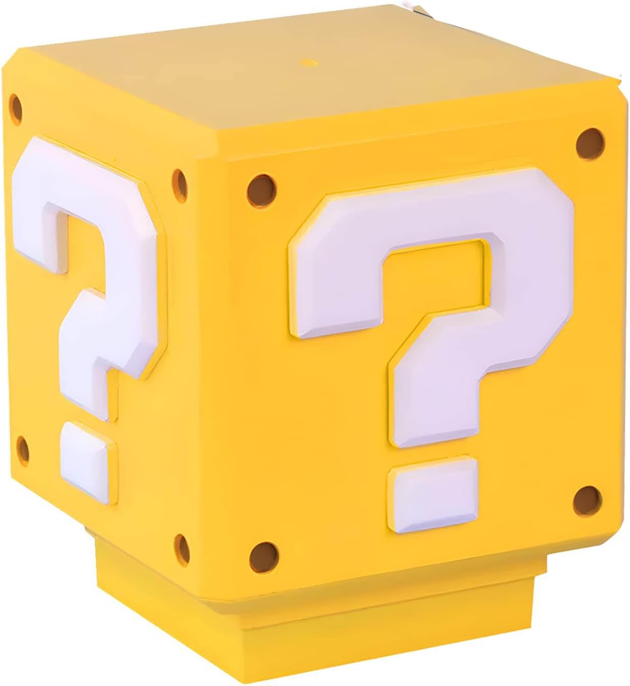 NALACAL Plastic Super Bros Illusion Night Light For Kids With Game Sound Effects Nightlight Decor Merchandise As Gifts And Fans, Led, Yellow