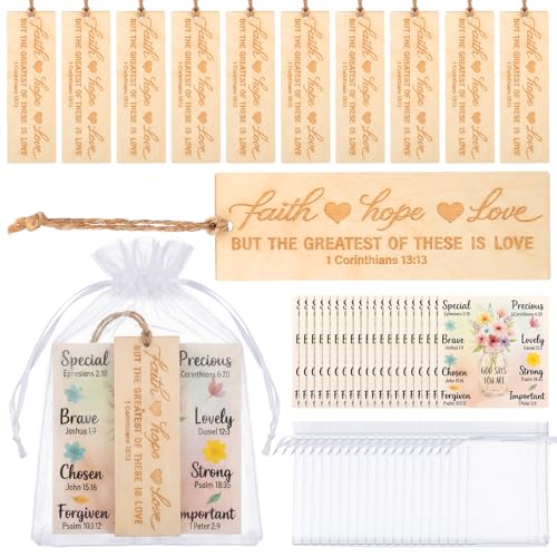 Resurhang 20 Sets Christian Gifts Bulk Baptism Favors for Guests