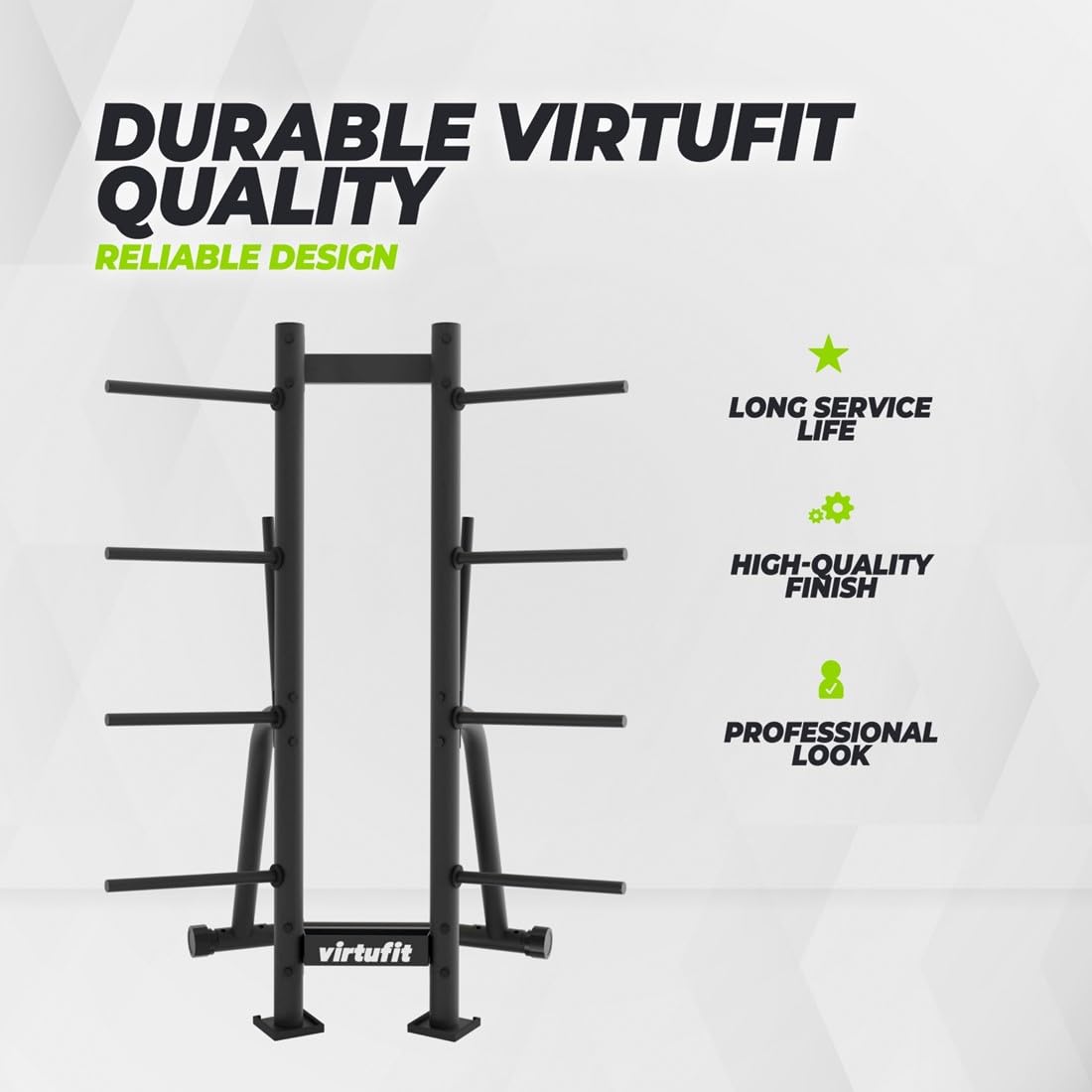 VirtuFit Bodypump - Estante de almacenamiento para bombas (capacidad para 10 juegos)