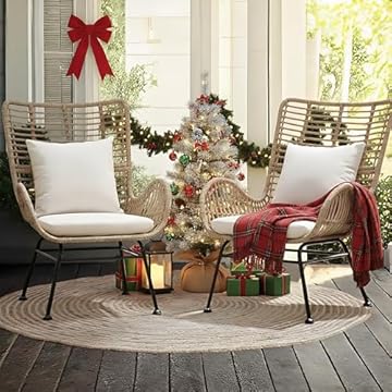 modern wicker outdoor chairs