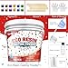 Eco Resin Casting Powders 4500g - All-in-One Casting Resin Kit for Beginners, Water-Based ＆ Fast Curing, 20-30 Minutes Demold - Water Activated Plaster Powder for Crafts, Art, DIY Home Decor