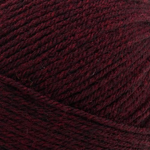 Image of Lion Brand Yarn, Pound of Love Crochet Yarn, Claret, Red, 2 Pack