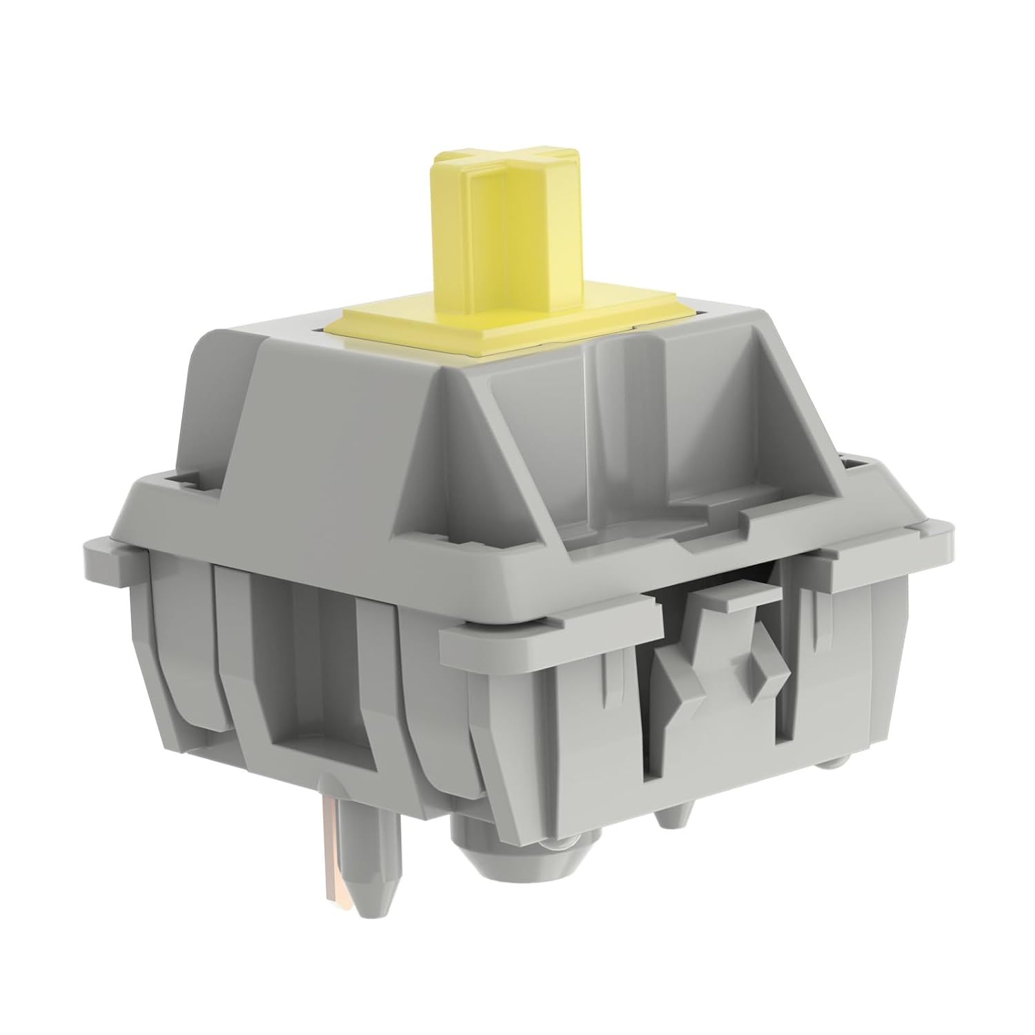 DUROCK Sunflower T1 Tactile Switches, Pom T1 67g Tactile Keyboard Switch, 5 Pins Pre-Lubed Mechanical Keyboard Switches (DUROCK Sunflowers, 110pcs)