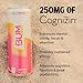 BUM Sugar-Free Energy Drink, Pink Lemonade - Lightly Carbonated & No Artificial Colors, Natural Caffeine & Citicoline for Energy & Focus, Brain Boost & Workout Sports Beverage - 12 oz, Pack of 12