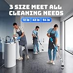 Electric Spin Scrubber - Cordless Bathroom Scrubber with 7 Brush Heads - Dual Speed IPX7 Waterproof Power Scrubber for Heavy-Duty Bathtub, Glass, Tile, and Car Cleaning (White) - Image 4