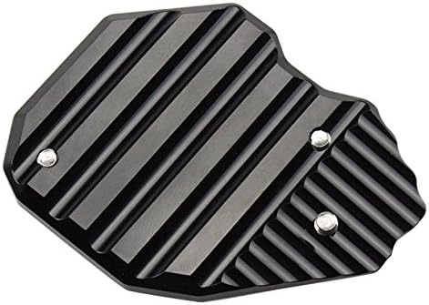 FXCNC Racing Aluminum CNC Motorcycle Side Stand Plate Kickstand Extension Pad Compatible with B.M.W F800R 2009-2014, HP2 Sport 2008-2010, R1200S 2006-2008