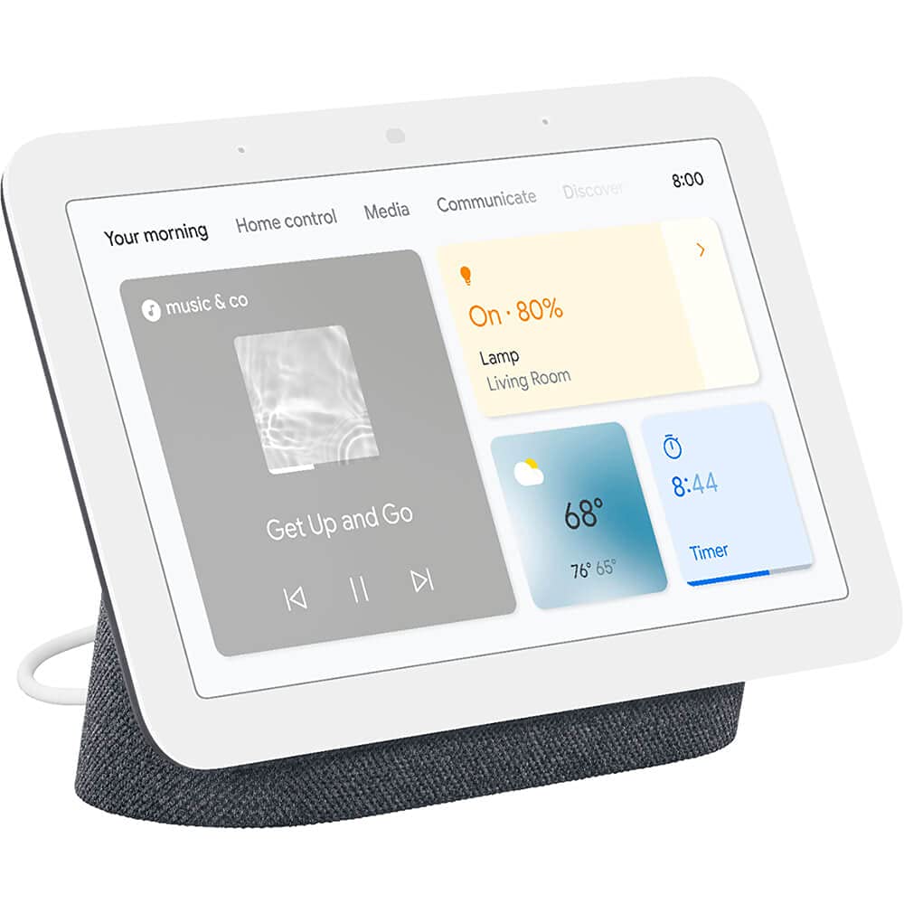家電 Google Nest Hub Google Nest Hub 2nd Generation Smart Display, Charcoal : Amazon.co