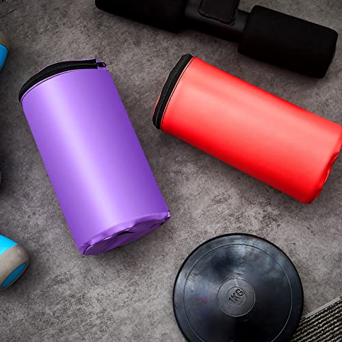 Leitee 2 Pcs Gymnast Bar Pad Protective Gymnastics Bar Pad Gymnastics Equipment Foam Padding Sleeve For Gymnastic Bar Uneven Parallel Horizontal Ballet Bar, Purple And Red #TOP6