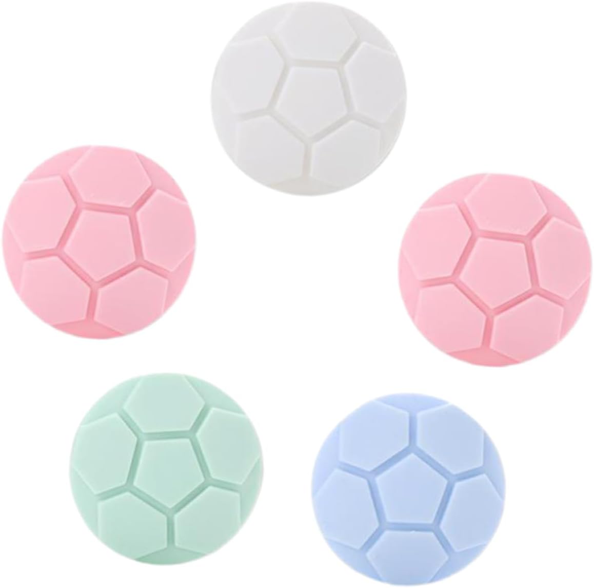 5Pcs Anti-Collision Sticker Pads for Washing Machines Door Bumpers Furniture Crash Cushions Strong Adhesive Protective Pads in Random Colors for Home Decor