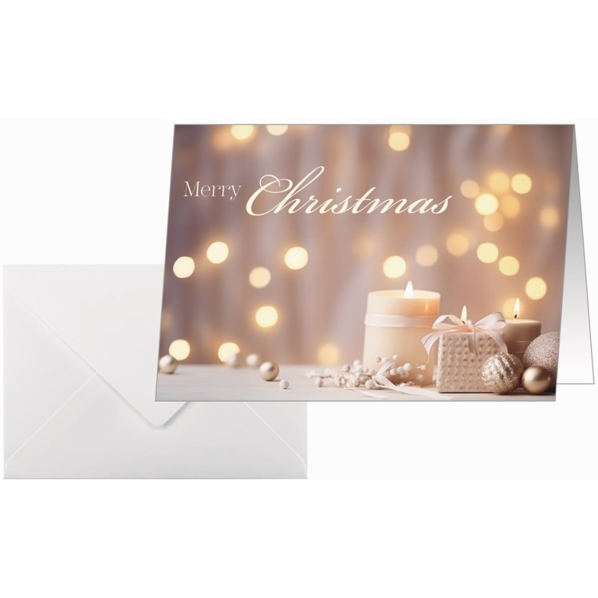 Sigel Weihnachtskarten Golden Glow A6 25 Stück