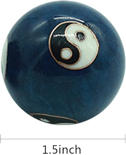 Miniatura 2 de Cloisonne pelotas anti estrés., Azul, S