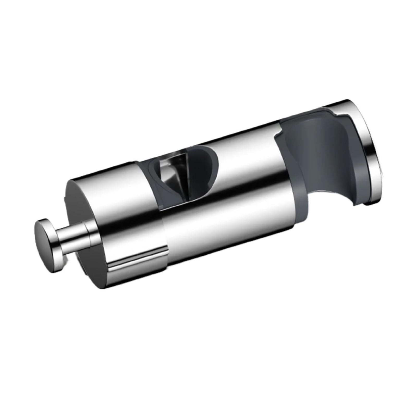 Support de pomme de douche rotatif 360 et fixation murale fixe argent