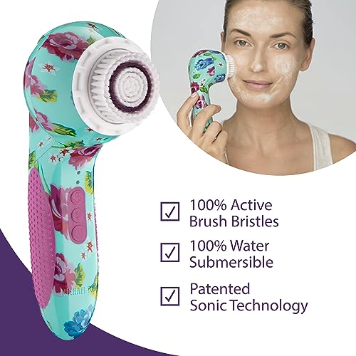 MICHAEL TODD Beleza - Soniclear Elite - Sistema de Escova de Limpeza Facial - 6 Velocidades - Escova