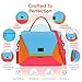 HEREJE Women Shoulder Bag - Chic Top Handle Leather Handbags For Women -Purses for Women - Retro Colorful Crossbody Bag -Spring Summer 2025
