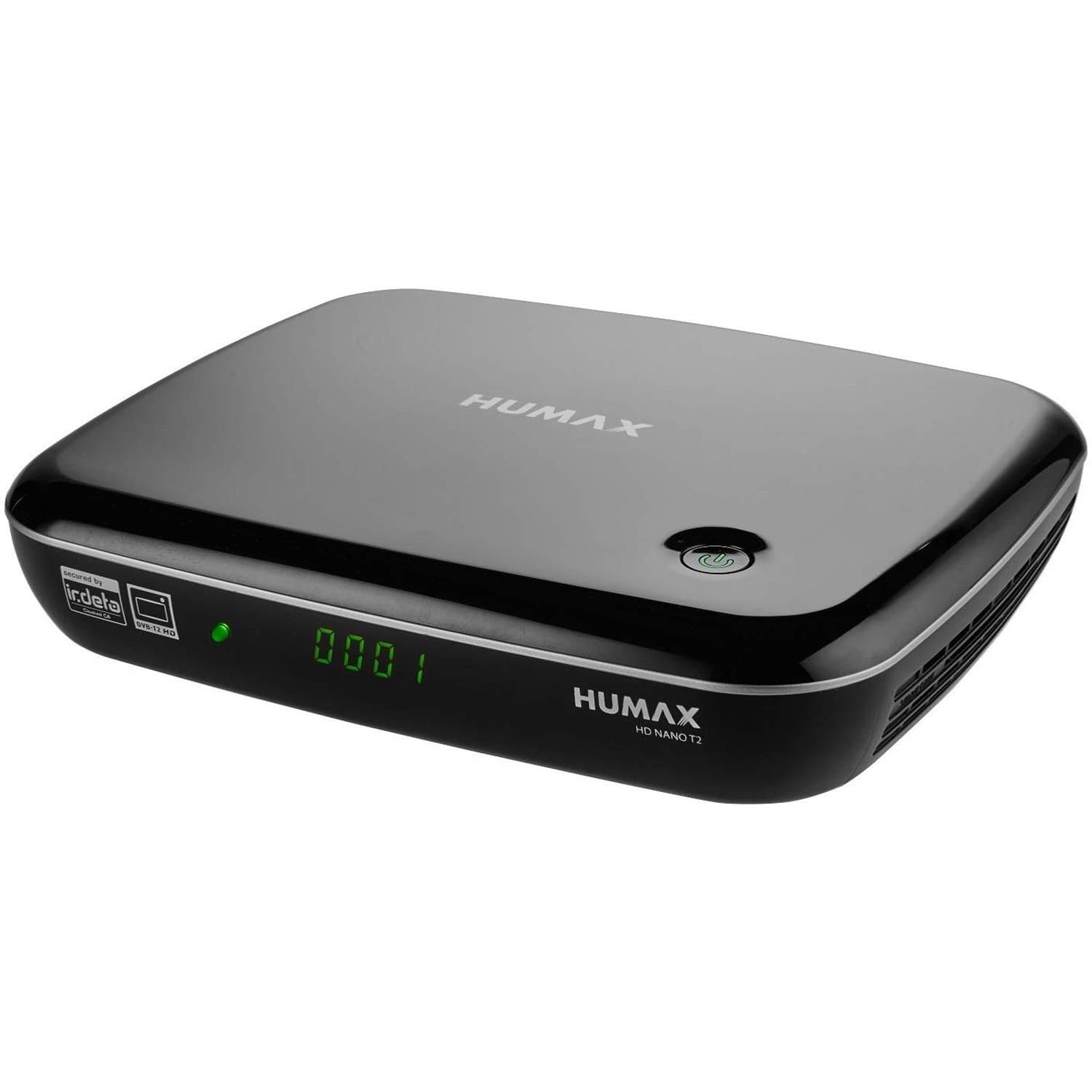 Humax Digital HD NANO T2 HD-Receiver (DVB-T2/T, HbbTV, PVR-Ready, freenet TV, HDMI, USB) Schwarz