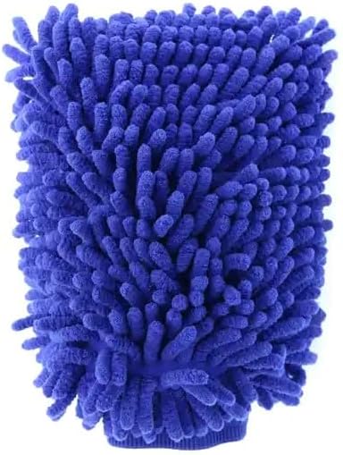 GenericCar Mitt - Microfiber Wash Mitt for Car Cleaning - Scratch-Free - Waterproof - Blue