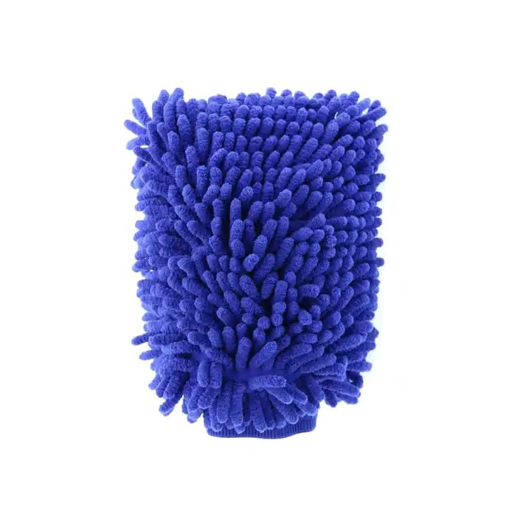 GenericCar Mitt - Microfiber Wash Mitt for Car Cleaning - Scratch-Free - Waterproof - Blue