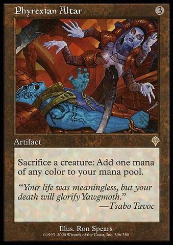 Phyrexian Altar マジック：ザ・ギャザリング Magic The Gathering - Phyrexian Altar - Invasion - Foil : Amazon