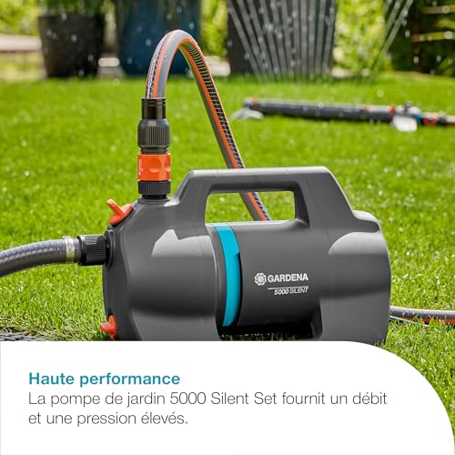 GARDENA Gartenpumpe 5000 Silent Set Set pompe de jardin 5.100 /h - vue 3