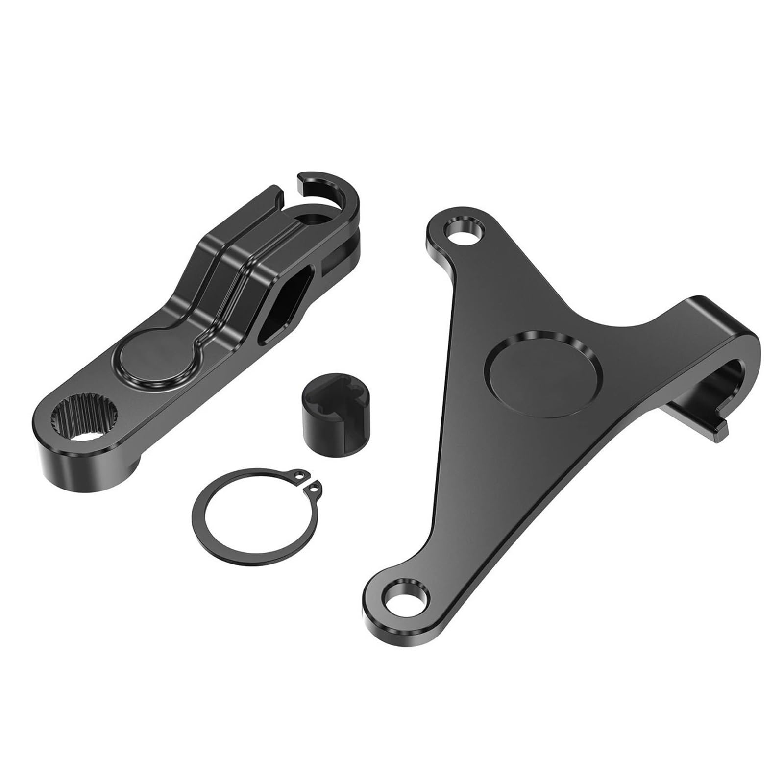 Kable napędowe Pasuje do Yamaha MT07 2018-2022 Tenere 700 2019-2024 World Raid Sprzęgło palcowe pasuje wspornika dźwigni ramienia Motocyklowe kable napędowe(Black)