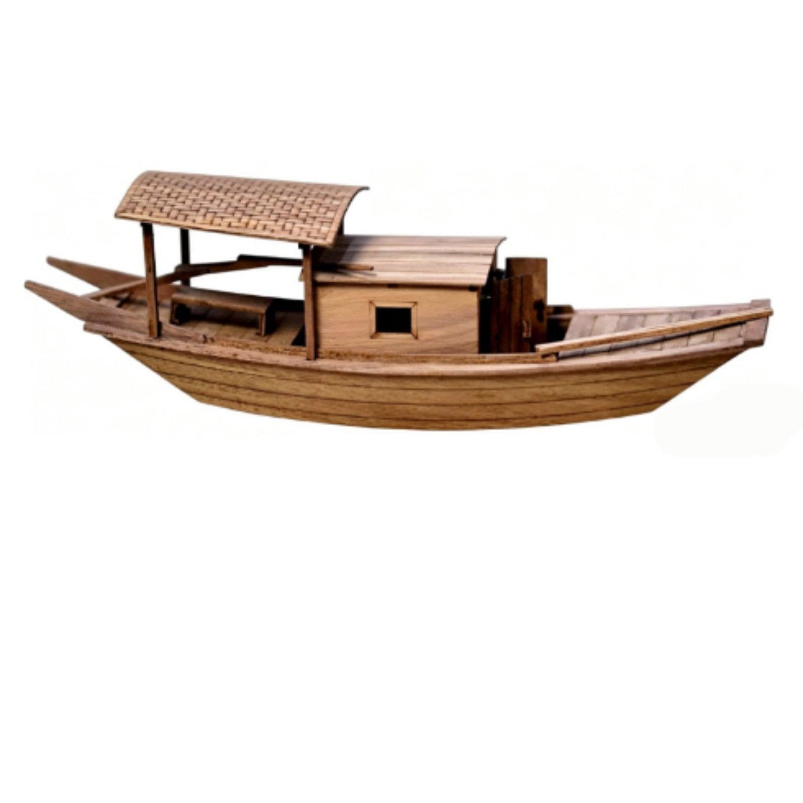 Qianly Maqueta a Escala 1:20 Molo Ensamblado Kit Construcción para Entusiastas l Molismo, Coleccionistas, A Fishing Boat