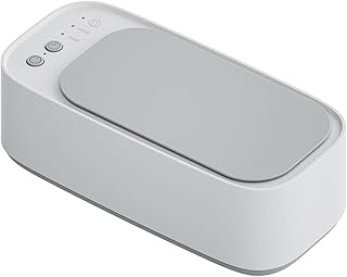 Ultrasonic Cleaner, Jewelry Cleaner Ultrasonic Machine, Three Modes of Cleaning, Portable 45KHz Low Noise Ultrasonic Glasses Cleaner for Jewelry Glasses Necklace Coin Watches (Chargeable Version)