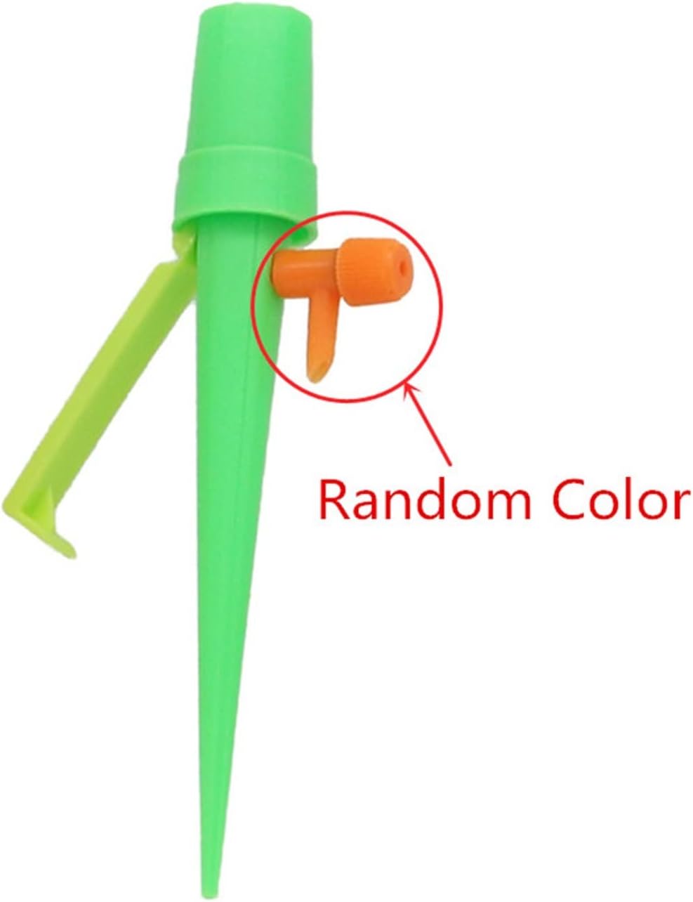 Gardening Watering System Tools 20 Pieces Of Plant And Flower Adjustable Automatic Drip Irrigation And Self-watering Device, With Bracket Garden Irrigation System Probe Dripper ( Color : Light Green )