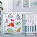 Trend Lab Dinosaur Roar 3 Piece Crib Bedding Set, Multi