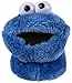 Sesame Street Cookie Monster Socktop Slipper for Toddlers,with Sound Chip (Toddler Dual Size 5/6, Blue)