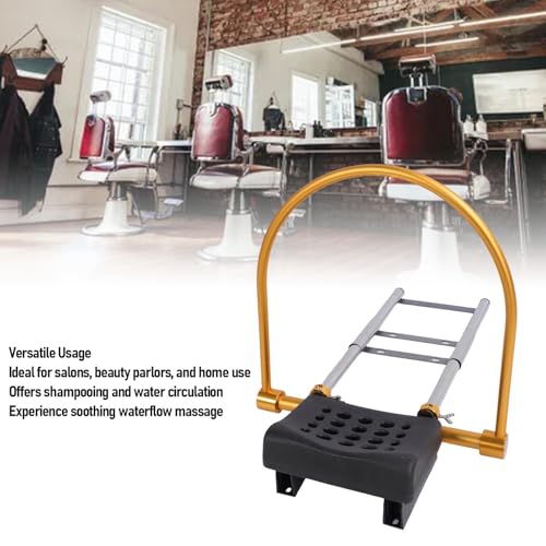 LUCKDANO Head Spa Equipment Kreisförmige Wasserfall-Haarpflegemassage Zur Kopfhautentspannung mit 180°-Winkelverstellung für Salon Home Beauty Salon