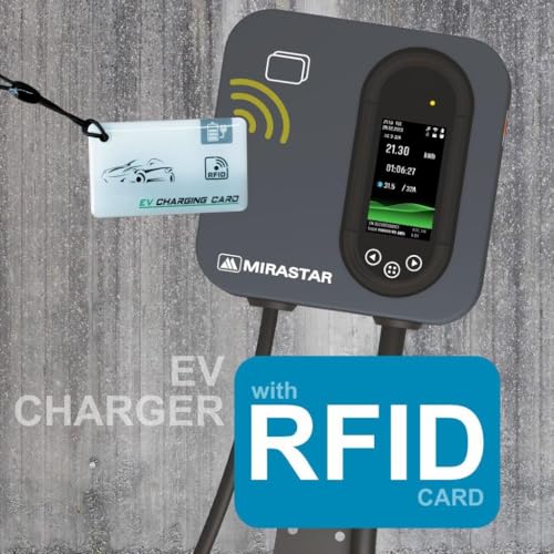 Image of MIRASTAR Wallbox EV CAR Charger | 7.4 kW, Type 2 Gun, 32A Single Phase | Fast Charging | EV Charger
