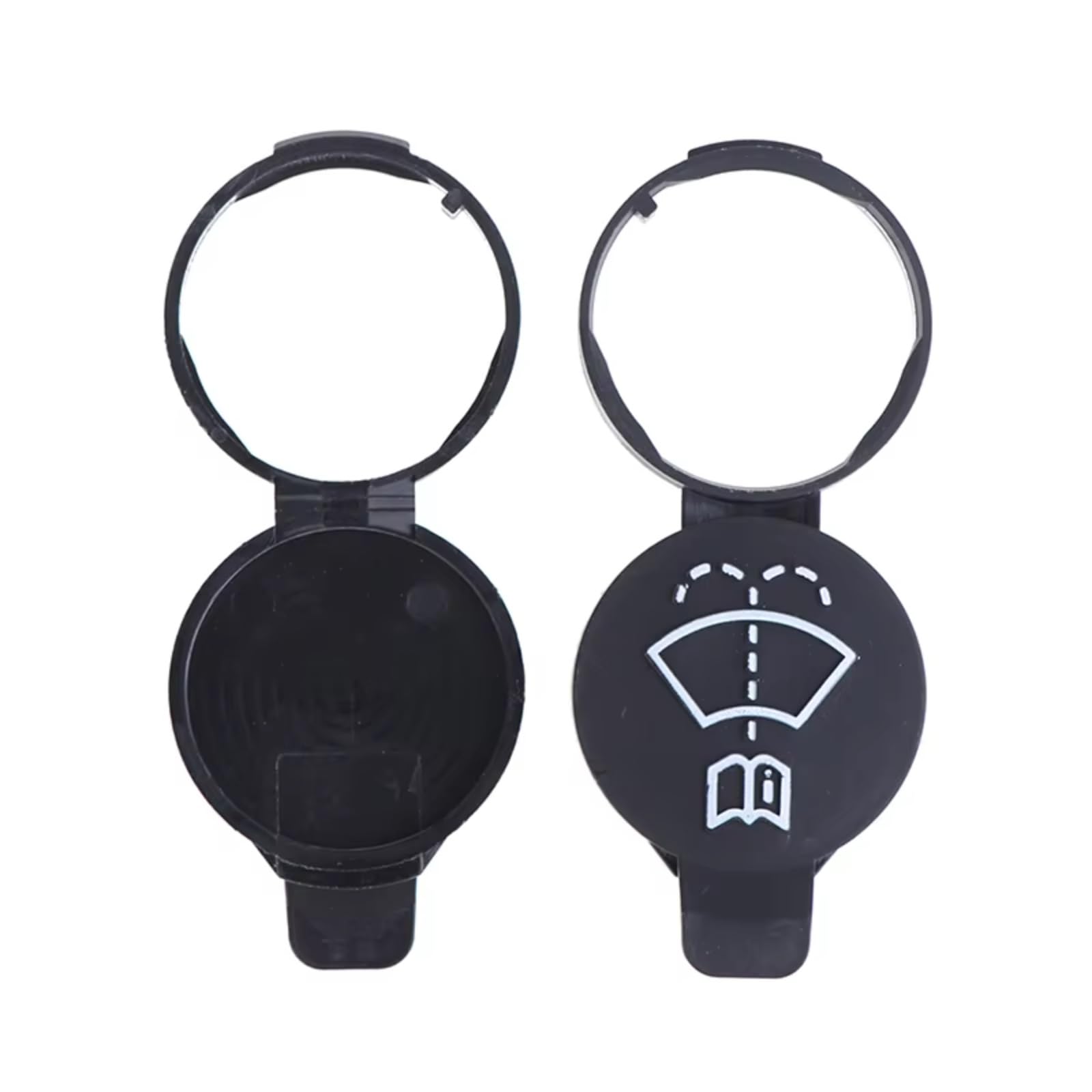Tapa del depósito de líquido limpiaparabrisas Compatible con Chevrolet Camaro, Equinox 2010-2016 y Colorado 2015-2016. 2 Tapas para el depósito de líquido limpiaparabrisas.