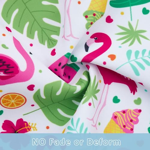 Image of TUONROAD Toddler Girls One Piece Swimsuit 2Pcs Bathing Suit Kids Swimwear with Short for 3-9