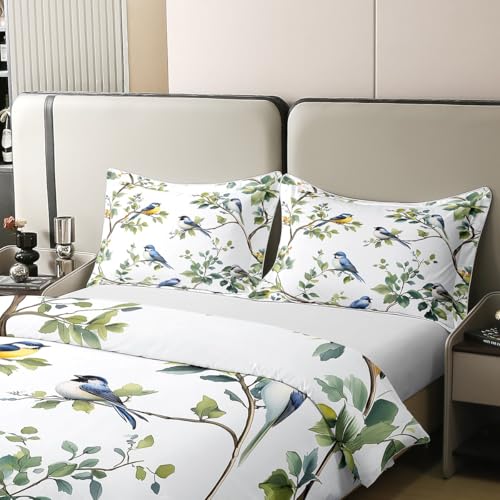 Parure de lit 100% coton 200x200 cm Loussiesd blanc cassé