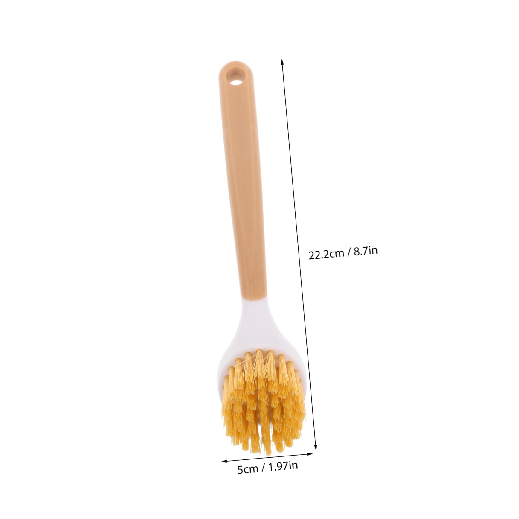 ERINGOGO Kitchen Scrub Brush Home Non-Stick Pans Scrubber Ergonomic Coffee Pot Cleaning Scrubber Dish Cleaner Pot Kitchen Dish Brush