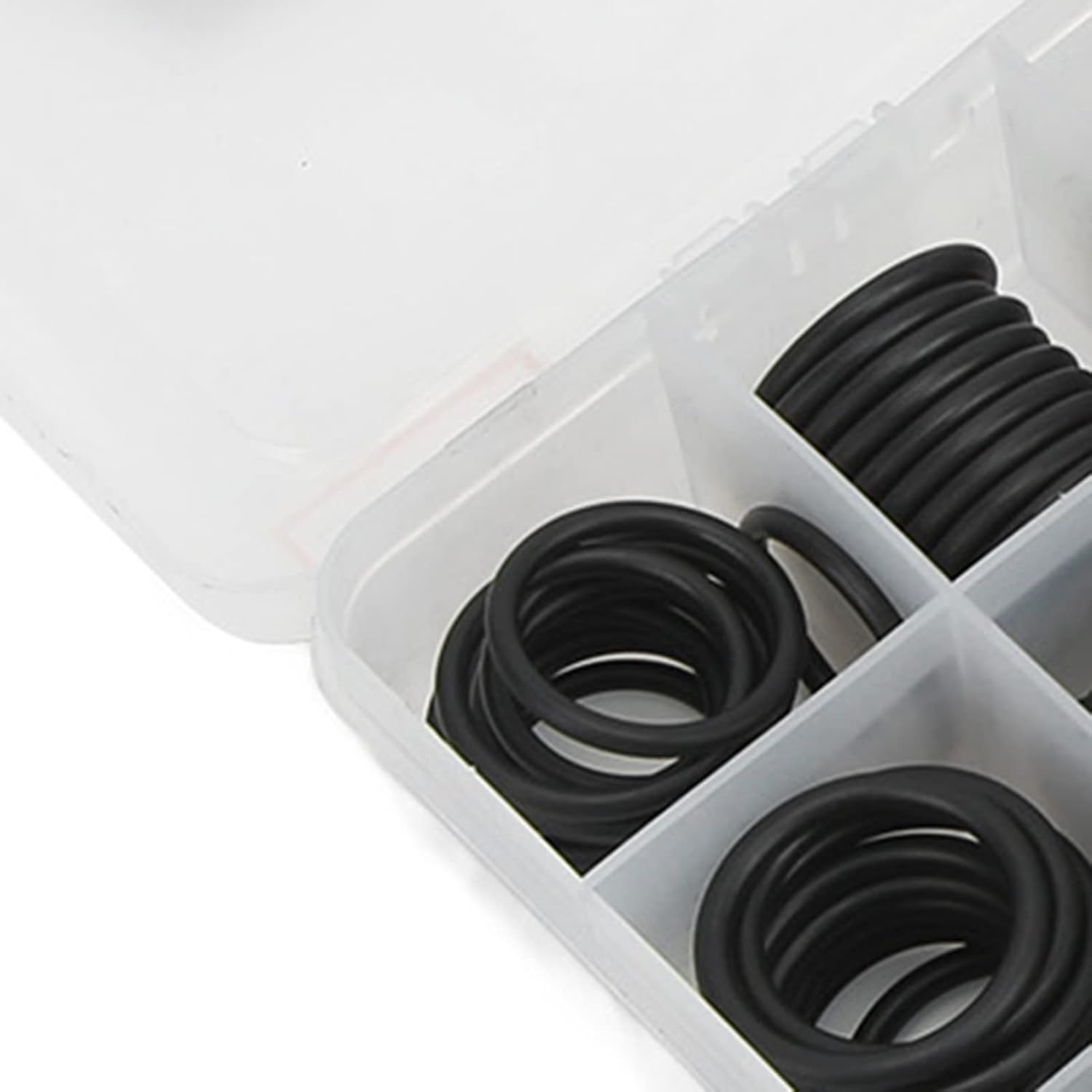 447 Pieces Car Air Conditioning Sealing O Ring Kit Assortment, Rubber Replacement for SH Excavator, HNBR Material O Ring Gasket Washers with Storage Box, AC O Rings Kit for Constru