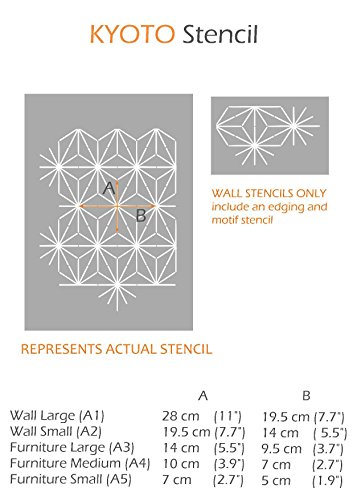 KYOTO Mobilia Muro Pavimento Stencil per la