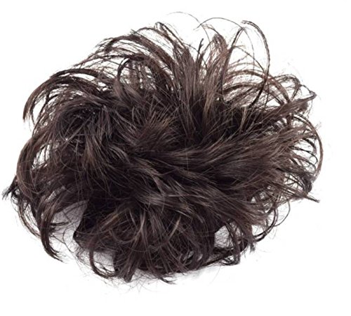 Image of Air Flow Natural Looing Realistic Black Hair Extension Long Hair Silky With Free Wig Comb (Mega Bun Combo)