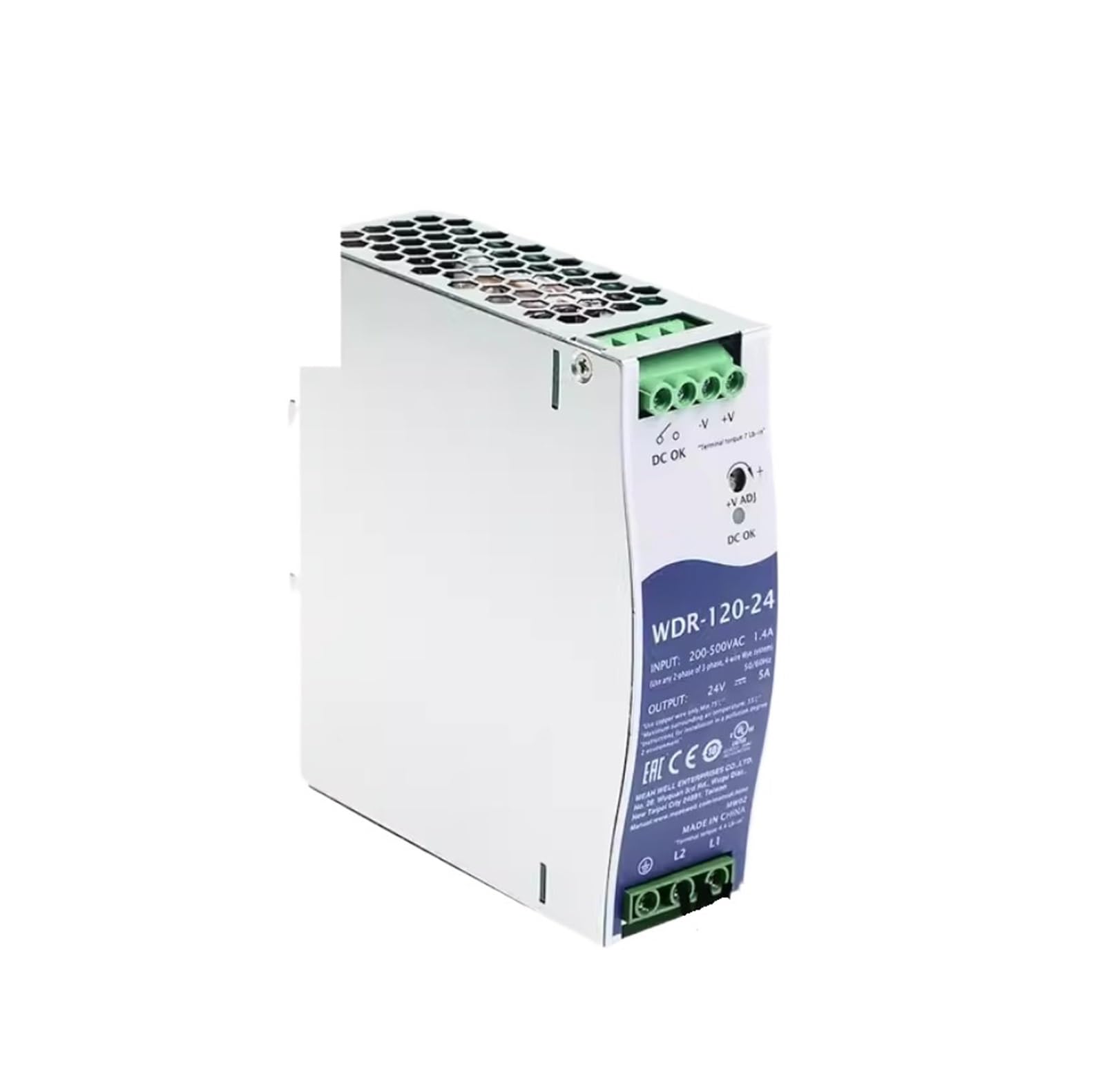BRODEFUP 120W Single Output Power Supply WDR-120-12 WDR-120-24 WDR-120-48 12V 24V 48V(WDR-120-24)