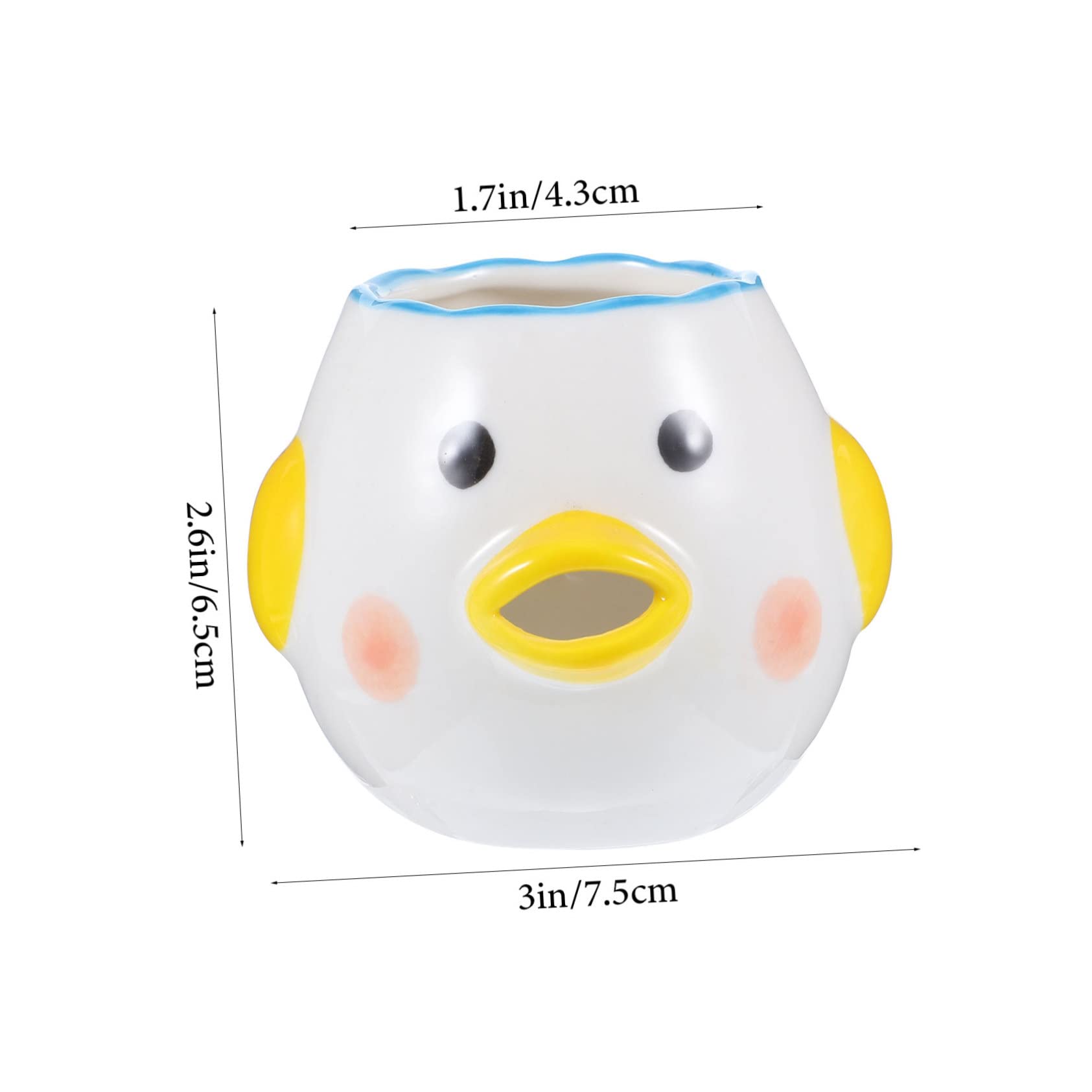SOLUSTRE Cute Egg Separator Cartoon Chicken Yolk White Divided Tool for Baking and Cooking Lightweight and Kitchen Gadget for Effortless Egg Separation