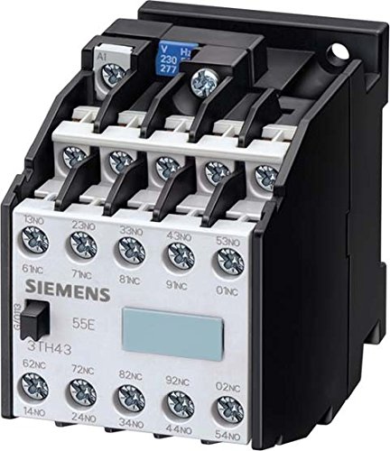 Contacteur auxiliaire Siemens 3TH43 à vis bobine robuste 220 VAC 50/60Hz