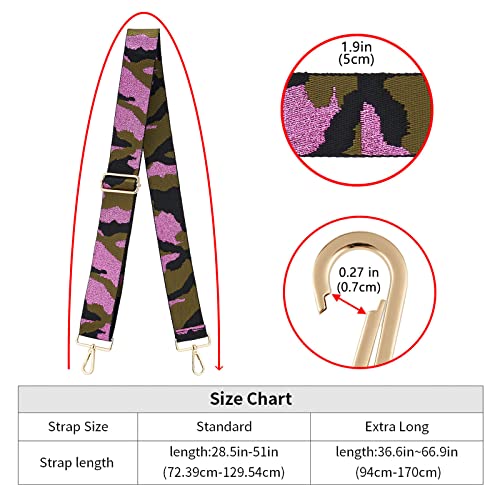 Image of ZOOEASS Wide Shoulder Strap Adjustable Replacement Belt Crossbody Canvas Bag Handbag