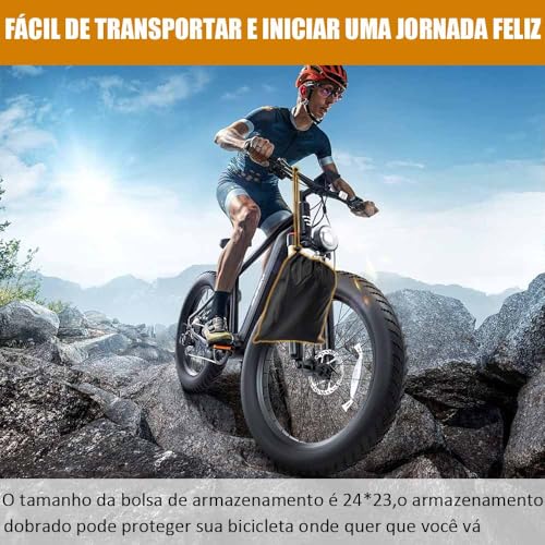 Capa para Cobrir Bicicleta em Couro Impermeável Capa Bicicleta, Capa para Bicicleta Aro 24/26/29, Ca