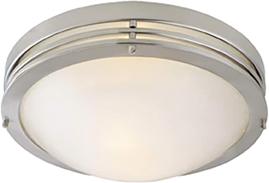 Design House 503284 2 Light Ceiling Light, Satin Nickel Design House 503284 2 Light Ceiling Light, Satin Nickel