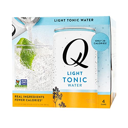 image for Q Mixers Light Tonic Water, Premium Cocktail Mixer Made with Real Ingr