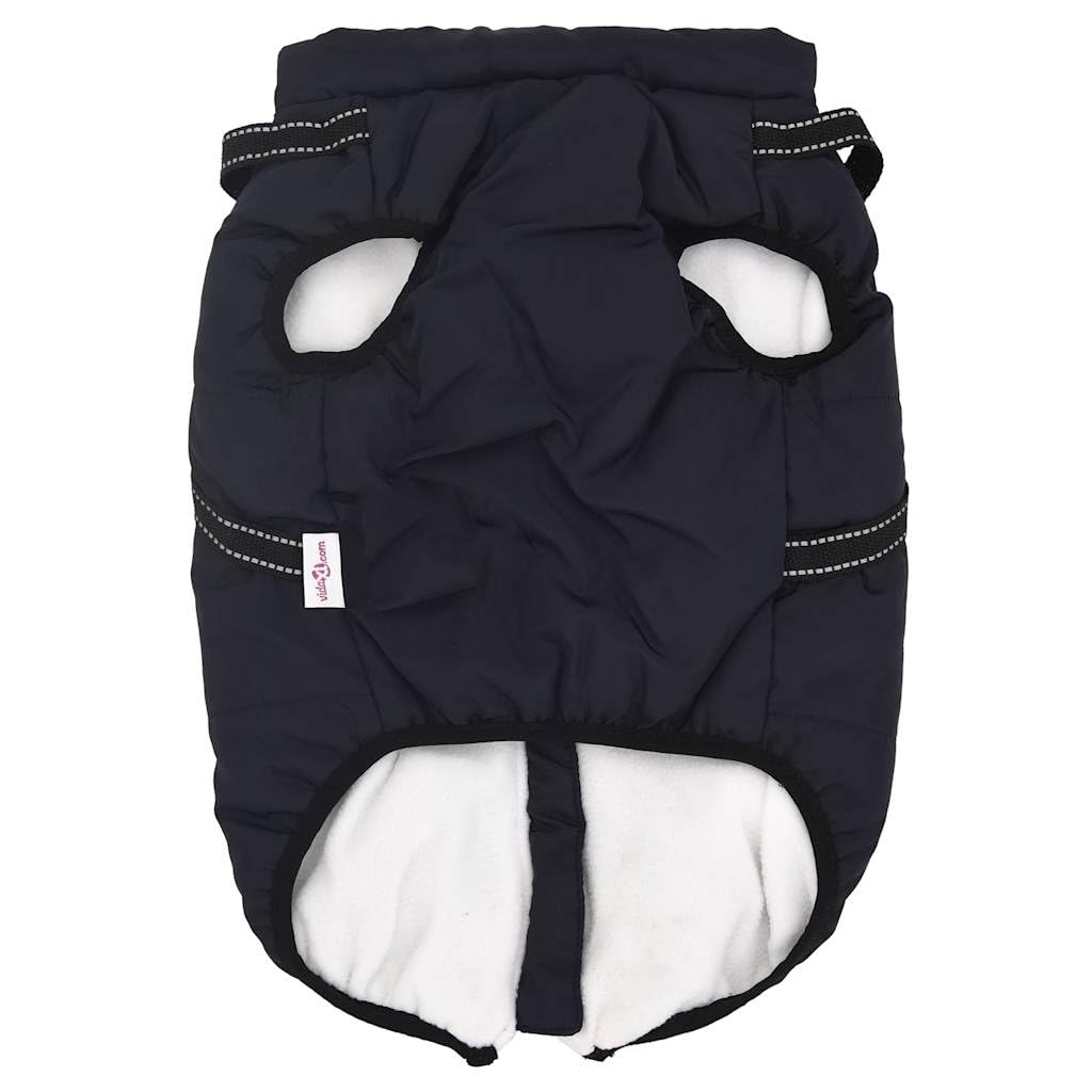 Homgoday Abrigo Perro con arnés Impermeable Reflectante 6XL Azul Marino