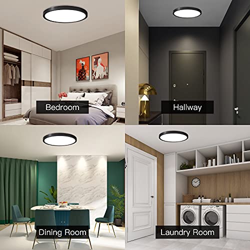 Ocioc Flush Mount Ceiling Light Black thumb #6