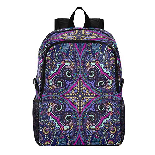 Cartable sac à dos léger imperméable Vnurnrn pour voyage, école, filles et garçons
